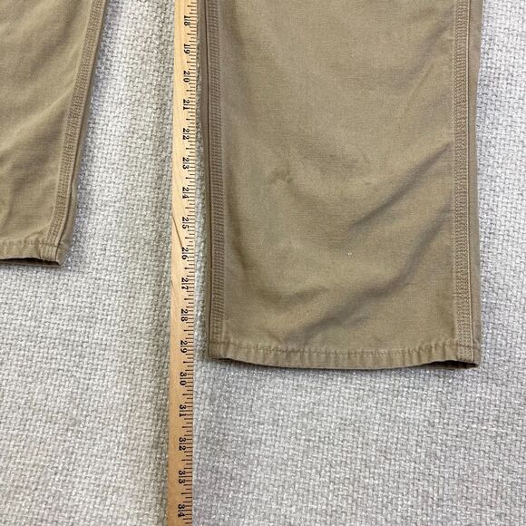 Carhartt FR Pants Men's 36x30 (Fits 35x29) Beige Cargo Flame Resistant FRB240 - Picture 10 of 14